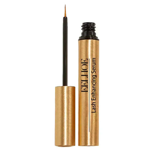 Gold Lash Enhancing Serum with Applicator for Longer, Thicker Lashes - Essentials for Beauty