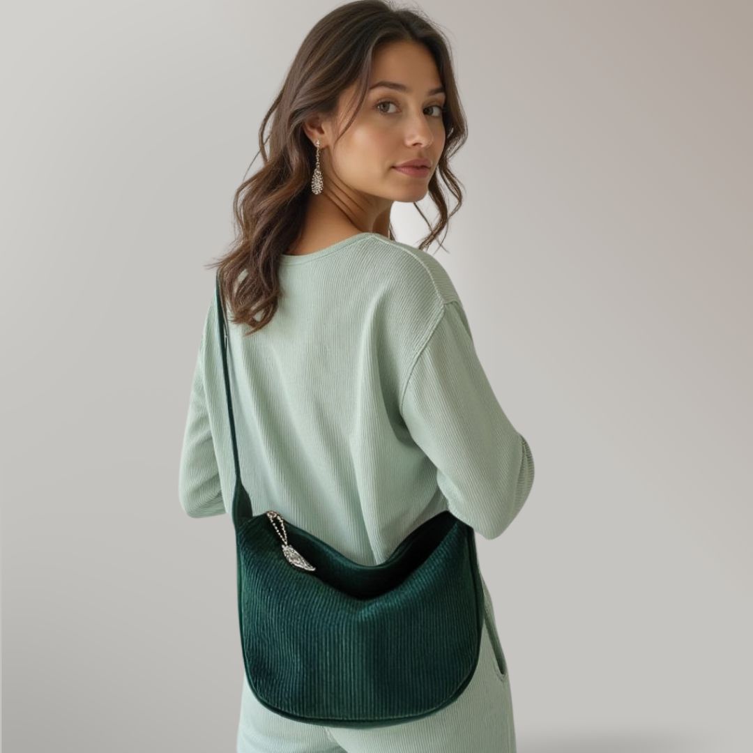 Corduroy Crossbody Bag