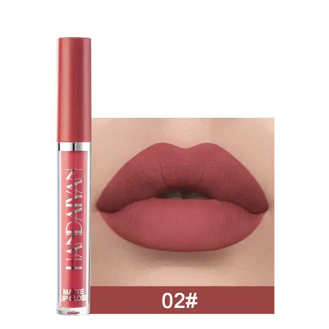 Matte Velvet Lip Gloss Shade 02# - Essentials for Beauty