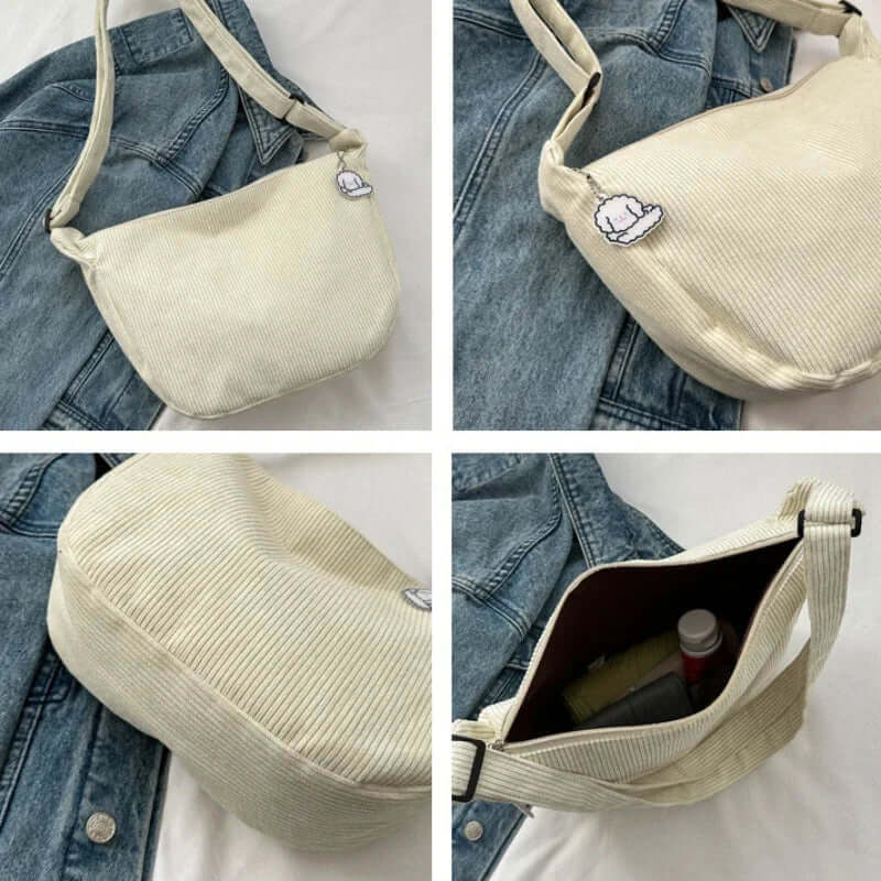 Corduroy Crossbody Bag