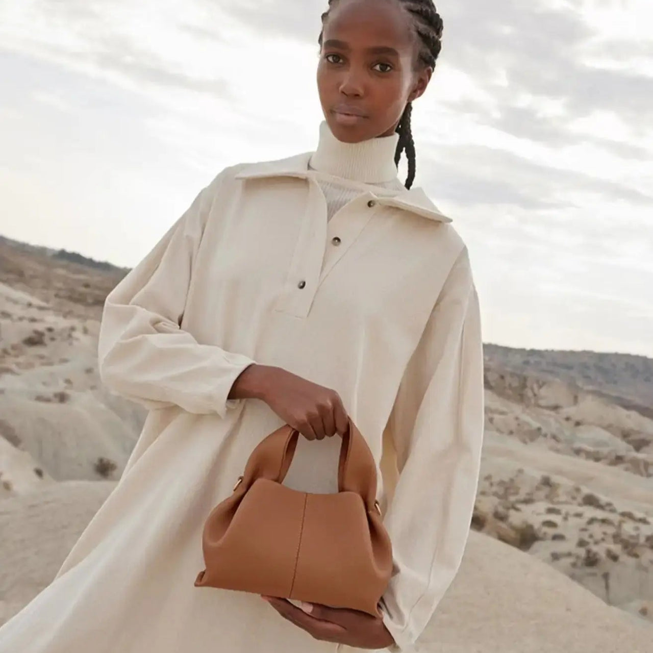 Aurora Leather Handheld Purse